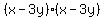 %28x-3y%29%28x-3y%29