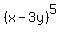 %28x-3y%29%5E5+