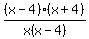 %28x-4%29%28x%2B4%29%2Fx%28x-4%29