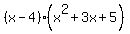 %28x-4%29%28x%5E2%2B3x%2B5%29