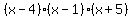 %28x-4%29%28x-1%29%28x%2B5%29