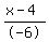 %28x-4%29%2F-6