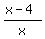 %28x-4%29%2Fx