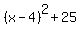 %28x-4%29%5E2%2B25