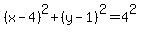\"%28x-4%29%5E2+%2B+%28y-1%29%5E2+=+4%5E2\"