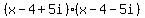 %28x-4%2B5i%29%28x-4-5i%29