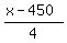 %28x-450%29%2F4