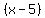 %28x-5%29
