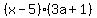 %28x-5%29%283a%2B1%29