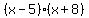 %28x-5%29%28x%2B8%29