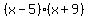 %28x-5%29%28x%2B9%29
