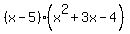 %28x-5%29%28x%5E2%2B3x-4%29