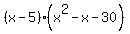%28x-5%29%28x%5E2+-+x+-+30%29