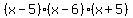 %28x-5%29%28x-6%29%28x%2B5%29