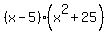%28x-5%29%2A%28x%5E2%2B25%29