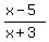%28x-5%29%2F%28x%2B3%29