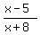 %28x-5%29%2F%28x%2B8%29