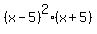 %28x-5%29%5E2%2A%28x%2B5%29