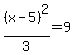 %28x-5%29%5E2%2F3=+9