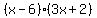 %28x-6%29%283x%2B2%29