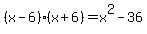 %28x-6%29%28x%2B6%29+=+x%5E2+-+36