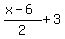 %28x-6%29%2F2%2B3