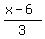 %28x-6%29%2F3