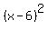 %28x-6%29%5E2