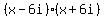 %28x-6i%29%28x%2B6i%29