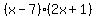 %28x-7%29%282x%2B1%29