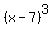 %28x-7%29%5E3