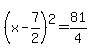 %28x-7%2F2%29%5E2=81%2F4