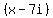%28x-7i%29