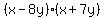%28x-8y%29%28x%2B7y%29