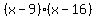 %28x-9%29%28x-16%29