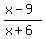 %28x-9%29%2F%28x%2B6%29