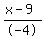 %28x-9%29%2F-4