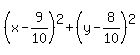 %28x-9%2F10%29%5E2%2B%28y-8%2F10%29%5E2