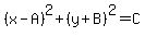 %28x-A%29%5E2%2B%28y%2BB%29%5E2=C
