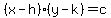 %28x-h%29%28y-k%29+=+c