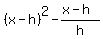 %28x-h%29%5E2-%28x-h%29%2Fh
