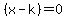 %28x-k%29=0