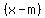 %28x-m%29