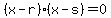 %28x-r%29%28x-s%29=0