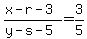 %28x-r-3%29%2F%28y-s-5%29=+3%2F5