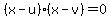 %28x-u%29%28x-v%29=0