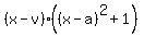 %28x-v%29%28%28x-a%29%5E2%2B1%29