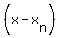 %28x-x%5Bn%5D%29