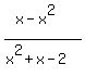 %28x-x%5E2%29%2F%28x%5E2%2Bx-2%29