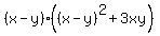 %28x-y%29%2A%28%28x-y%29%5E2+%2B+3xy%29